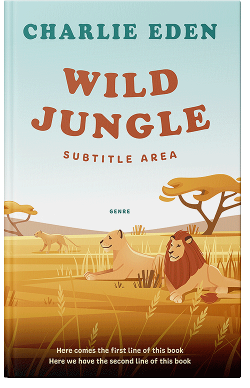 Front view of Premade Children's Book Cover - Tasman