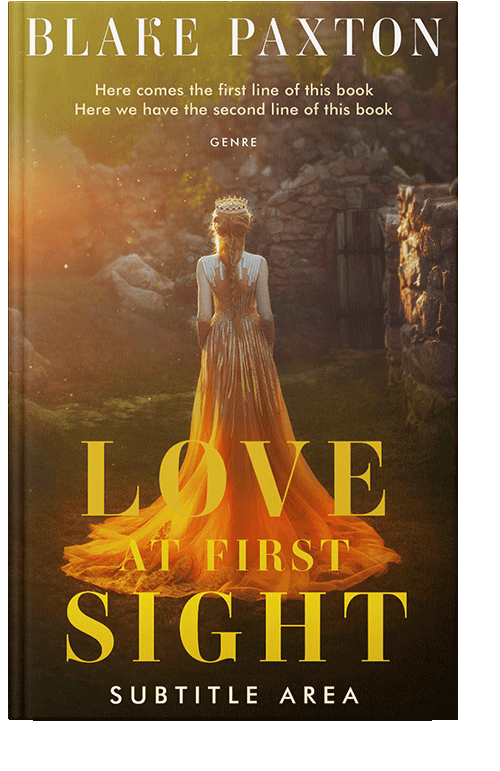 Front view of Brown Derby #50072 - Premade Fantasy Book Cover