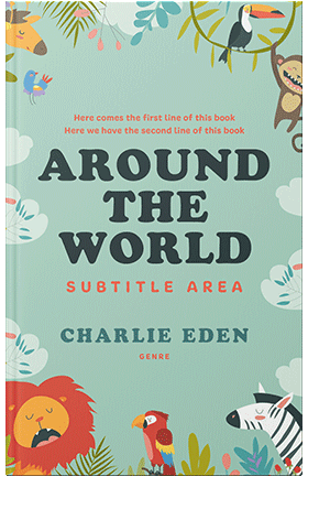 Pre Made Book Cover Surf