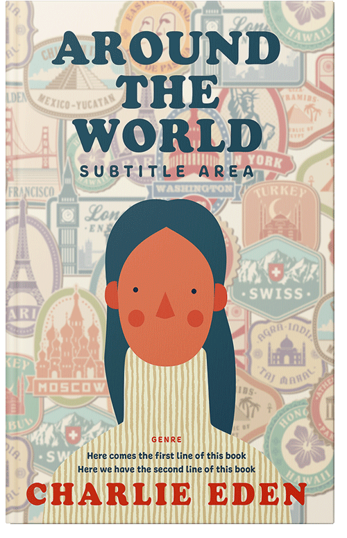 Front view of Bone #50084 - Premade Teen & Young Adult Book Cover