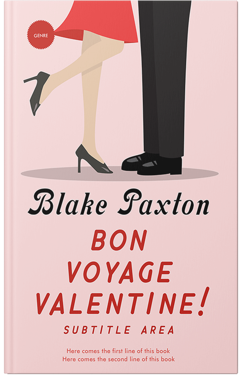 Front view of Linen #50095 - Premade Romance Book Cover