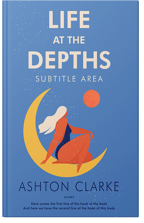 Front view of Indigo #50099 - Premade Fantasy Book Cover