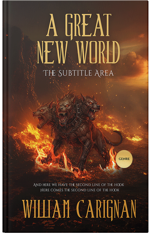 Front view of Premade Fantasy Book Cover - Sambuca #60001 | BookCoverZone*