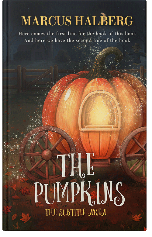 Front view of Premade Children's Book Cover - Di Serria #60010 | BookCoverZone*