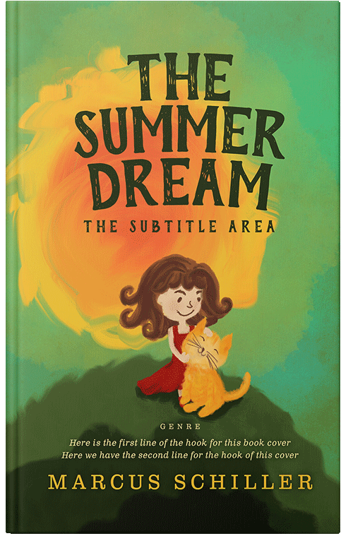 Front view of Premade Children's Book Cover - Woodland #60011 | BookCoverZone