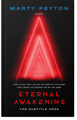Premade Book Cover Black