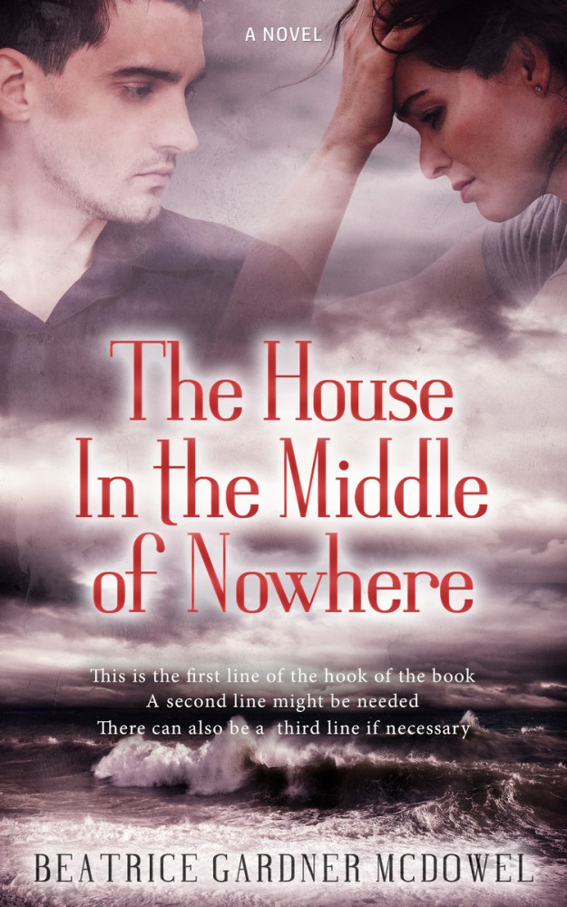 Front view of Dusty Gray #18 - Premade Romance Book Cover