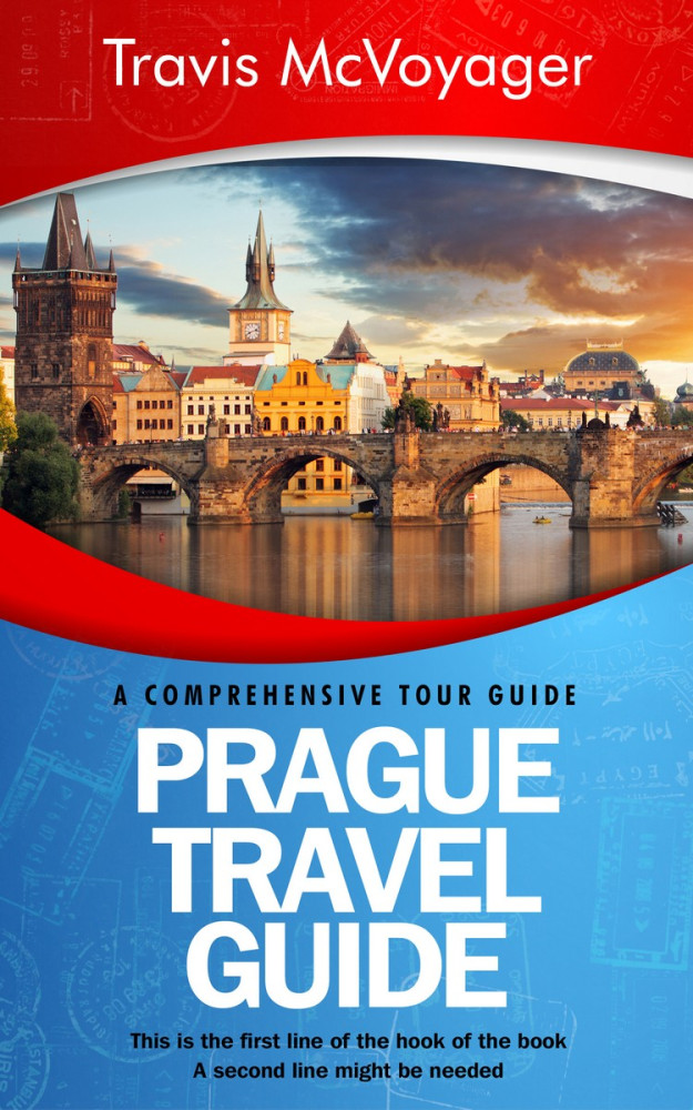 Front view of Steel Blue #84 - Premade Travel Book Cover
