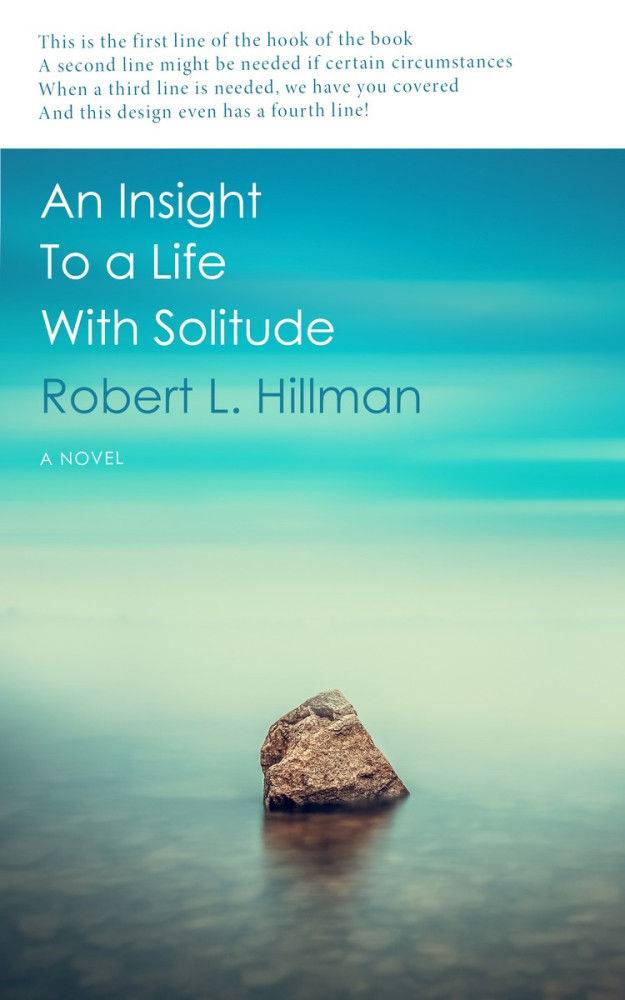 Front view of Keppel #112 - Premade Poetry Book Cover