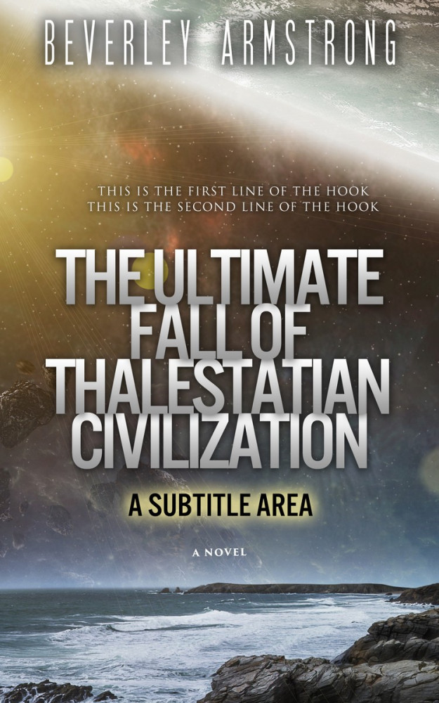 Front view of Fuscous Gray #167 - Premade Apocalyptica Book Cover