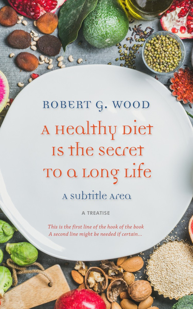 Front view of Millbrook #214 - Premade Health & Dieting & Fitness Book Cover