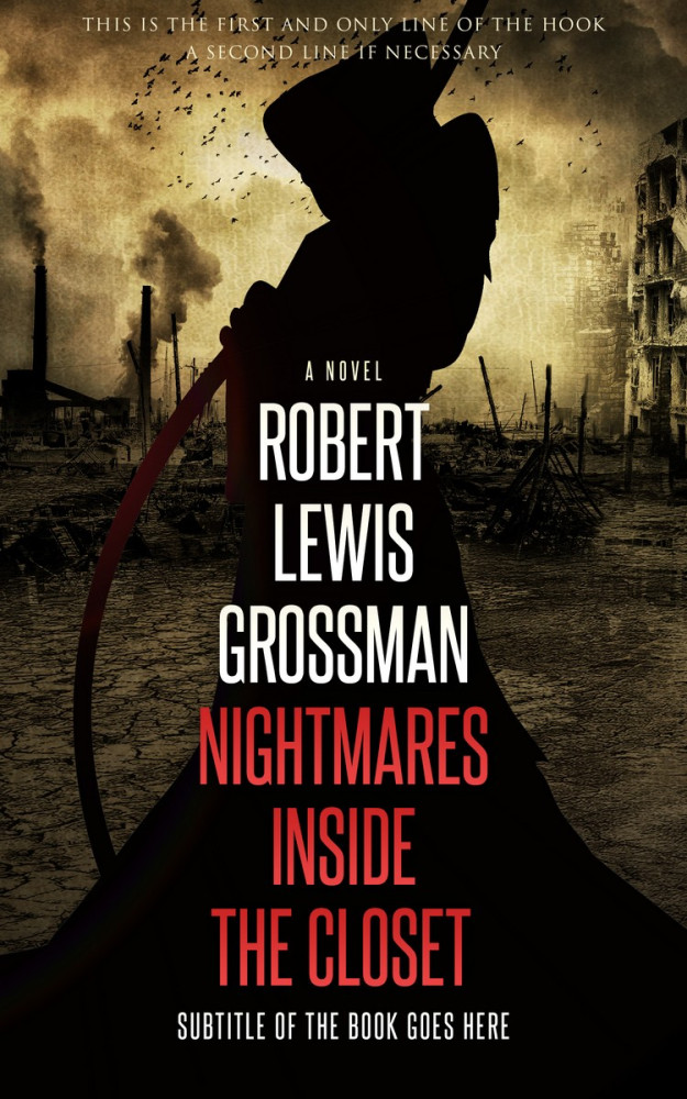 Front view of Twine #232 - Premade Apocalyptica Book Cover