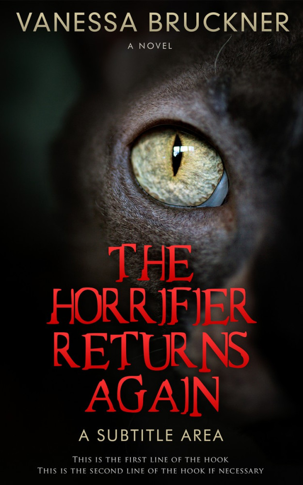 Front view of Cod Gray #260 - Premade Horror Book Cover