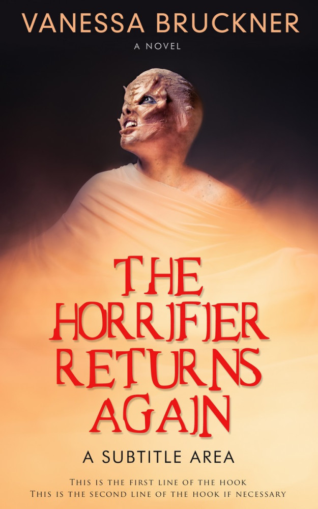 Front view of Thunder #266 - Premade Horror Book Cover