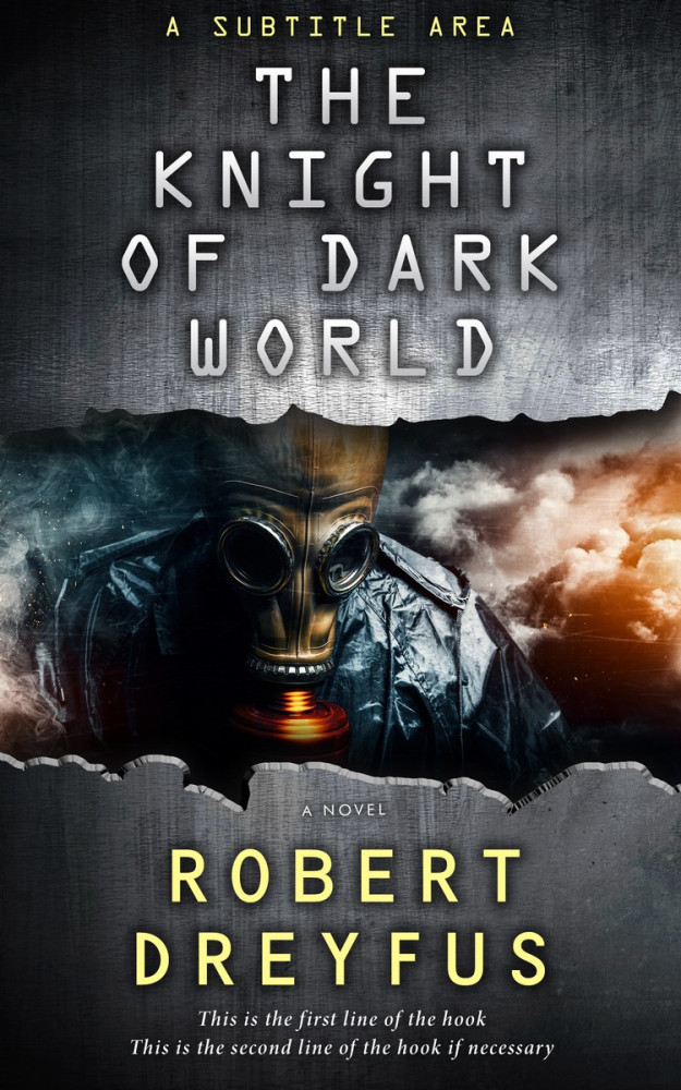 Front view of Shark #310 - Premade Apocalyptica Book Cover