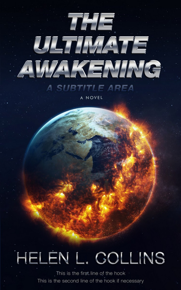 Front view of Cinder #322 - Premade Apocalyptica Book Cover