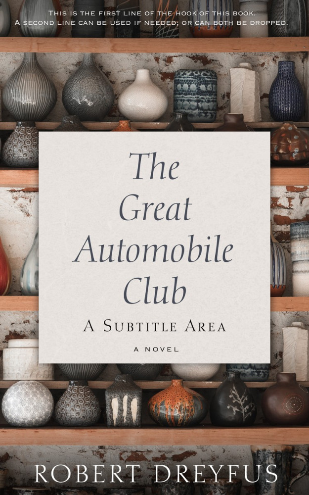 Front view of Swirl #379 - Premade Abstract Book Cover