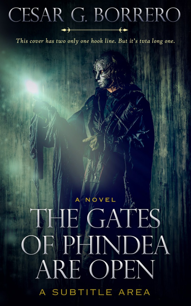 Front view of Ebony #458 - Premade Fantasy Book Cover