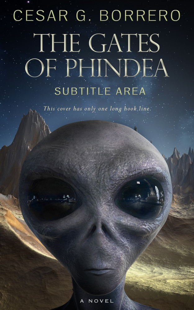 Front view of Charade #474 - Premade Science Fiction Book Cover