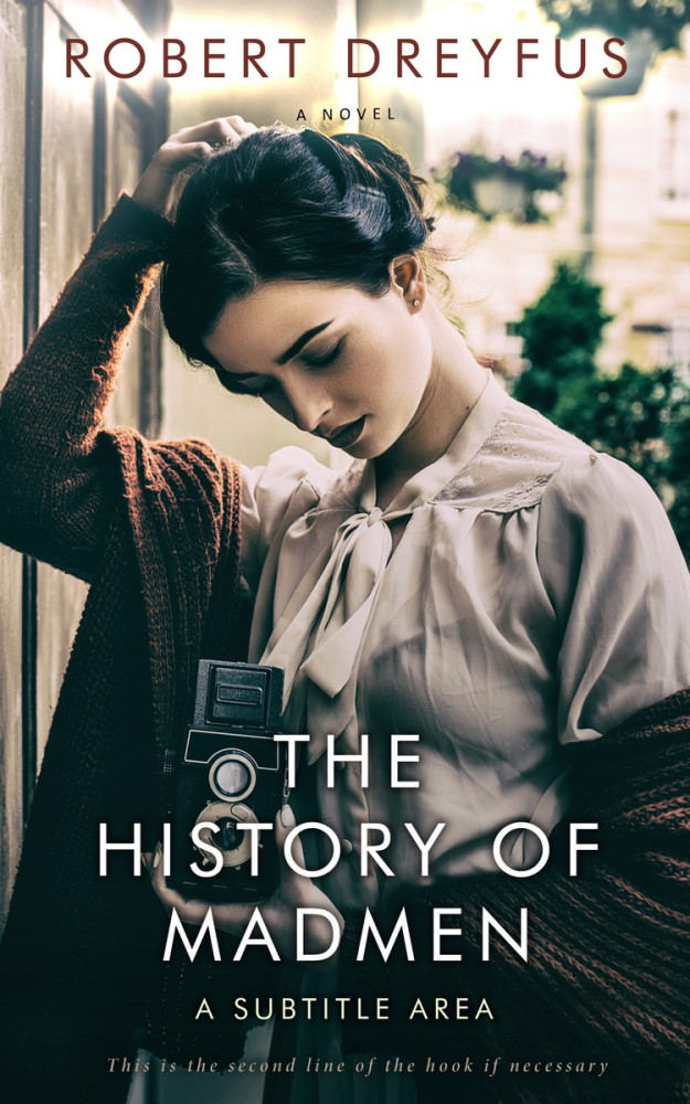 Front view of Vanilla #490 - Premade Historical Book Cover