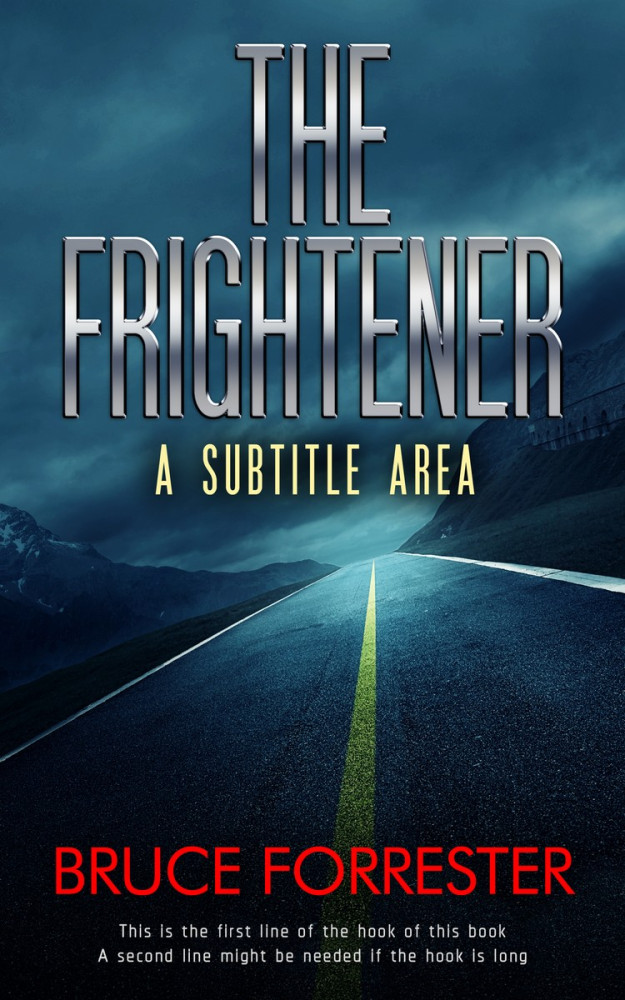 Front view of Big Stone #533 - Premade Action & Adventure Book Cover