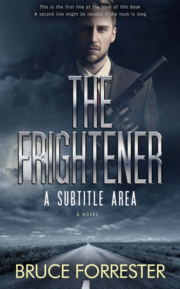 Front view of Ebony Clay #537 - Premade Action & Adventure Book Cover