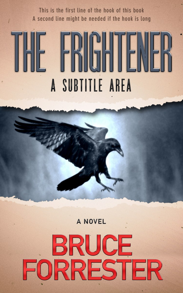 Front view of Soft Amber #544 - Premade Horror Book Cover