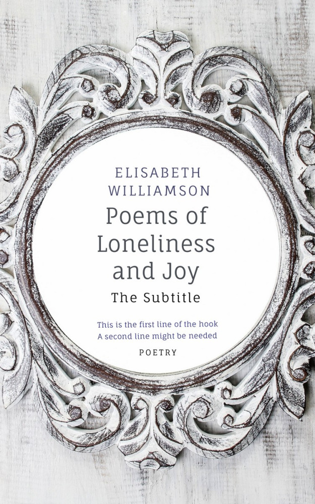 Front view of Iron #0566 - Premade Poetry Book Cover | BookCoverZone