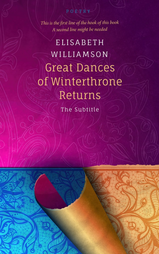 Front view of Disco #576 - Premade Poetry Book Cover