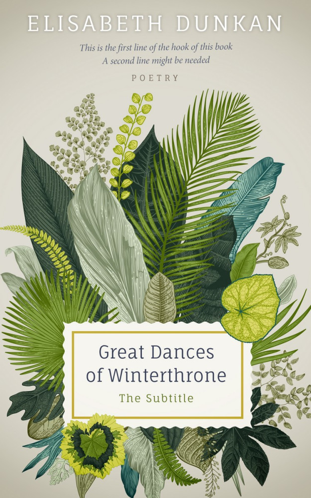 Front view of Moon Mist #578 - Premade Poetry Book Cover