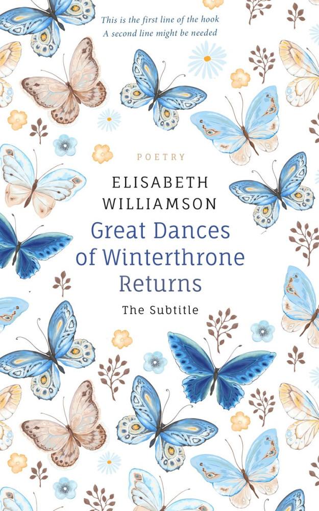 Front view of Tasman #0584 - Premade Poetry Book Cover | BookCoverZone