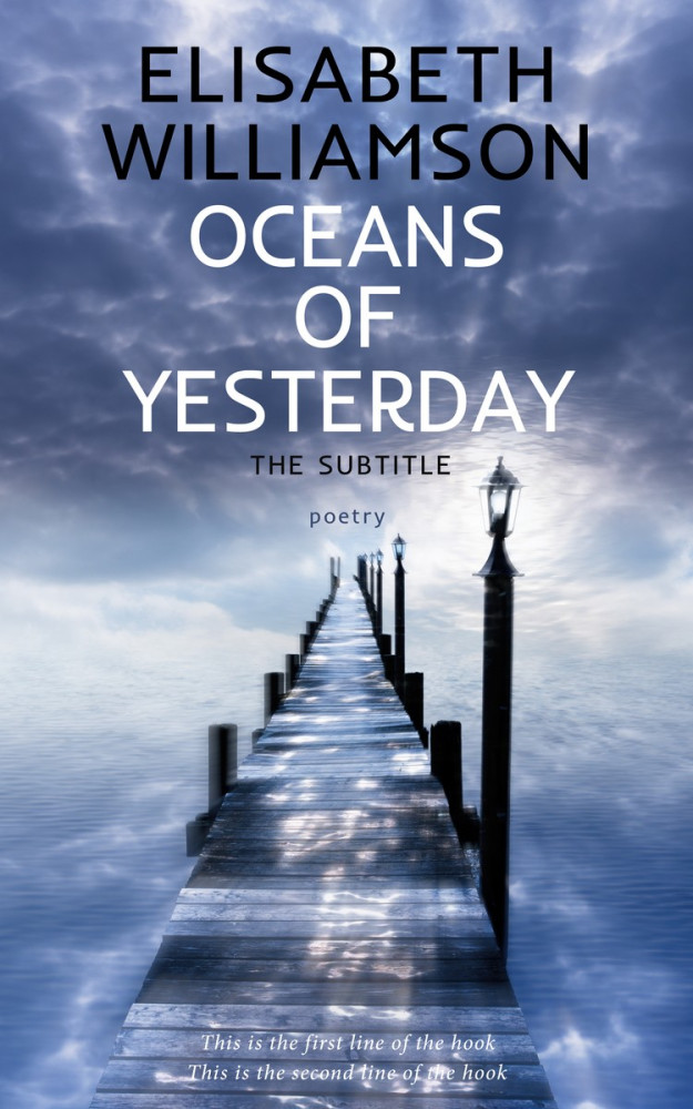 Front view of Lynch #616 - Premade Poetry Book Cover