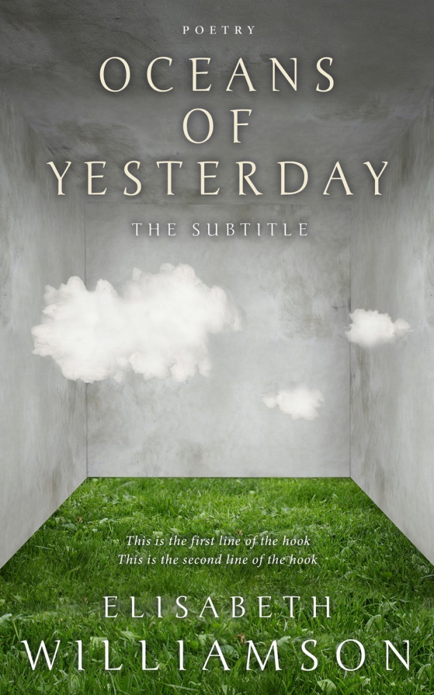 Front view of Limed Ash #620 - Premade Abstract Book Cover