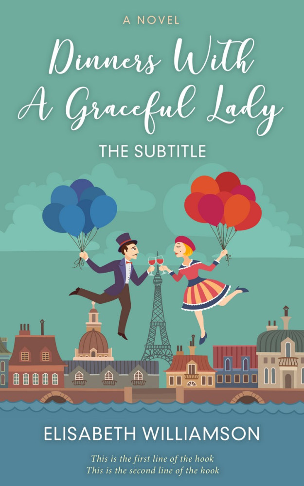 Front view of Patina #646 - Premade Romance Book Cover