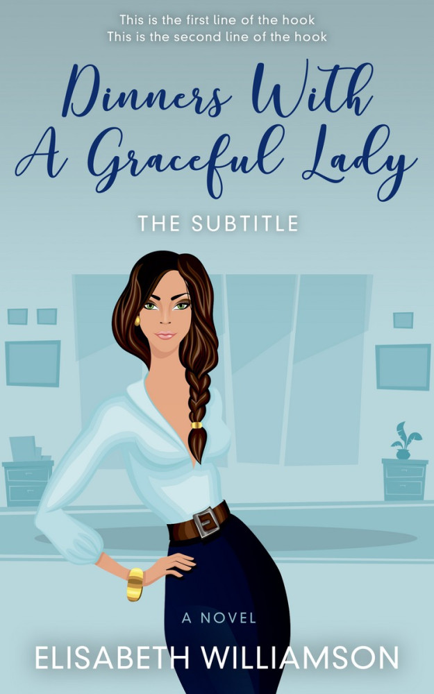 Front view of Jungle Mist #650 - Premade Business Book Cover