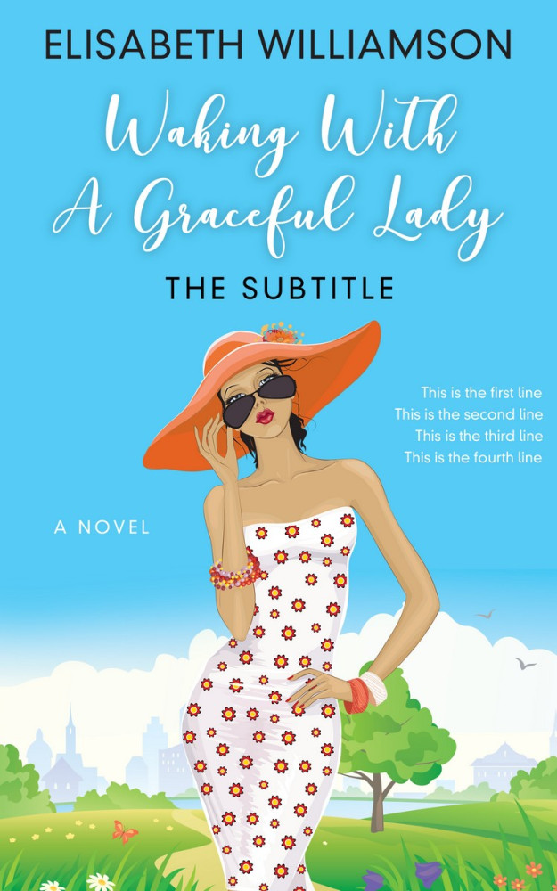 Front view of Stark White #657 - Premade Romance Book Cover