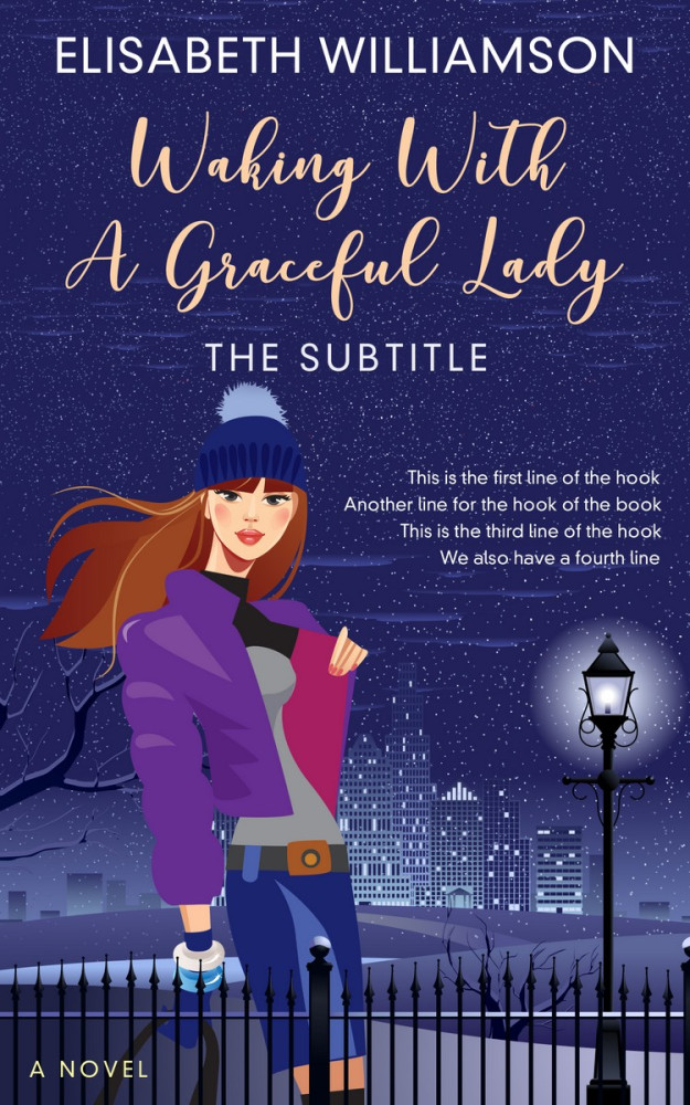 Front view of Jacarta #659 - Premade Chick Lit Book Cover