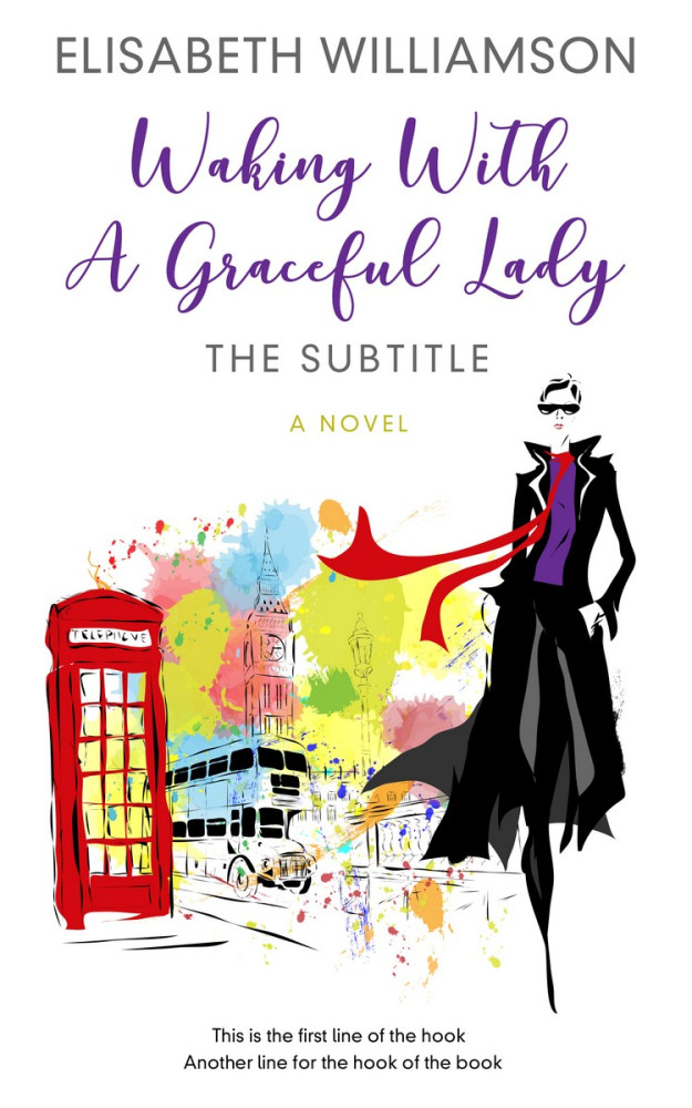 Front view of Laser #660 - Premade Abstract Book Cover