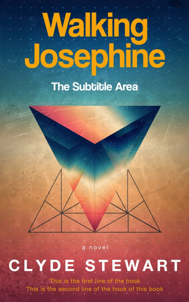 Front view of Twine #682 - Premade Abstract Book Cover