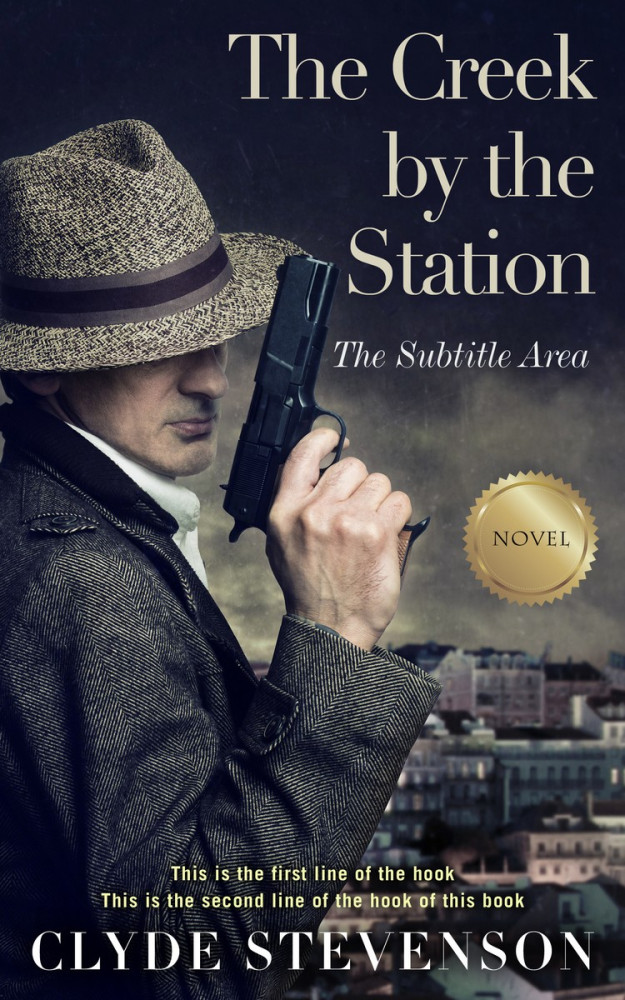 Front view of Steel Gray #704 - Premade Mystery & Thriller & Suspense Book Cover