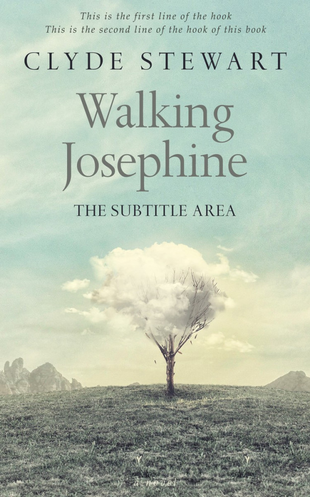 Front view of Pale Leaf #743 - Premade Abstract Book Cover