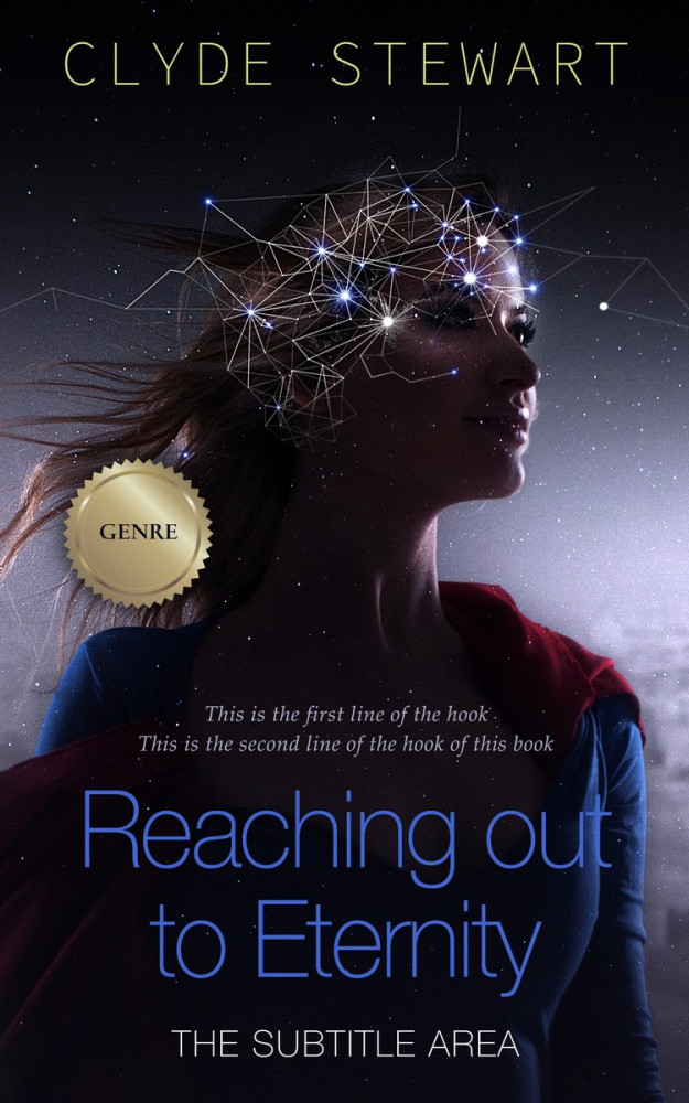 Front view of Cinder #763 - Premade Science Fiction Book Cover