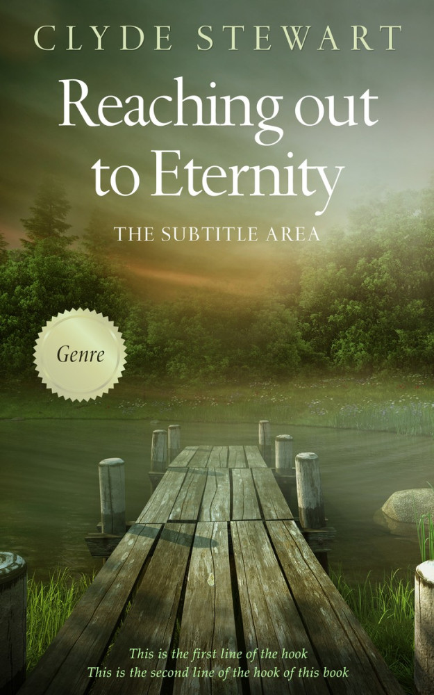 Front view of Verdigris #766 - Premade Fantasy Book Cover