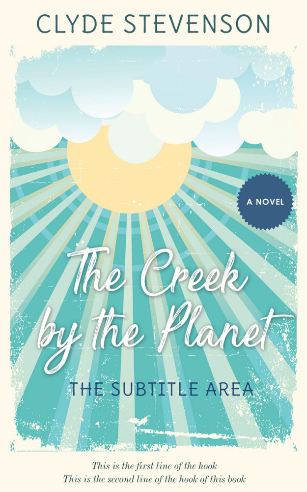 Front view of Tradewind #863 - Premade Poetry Book Cover