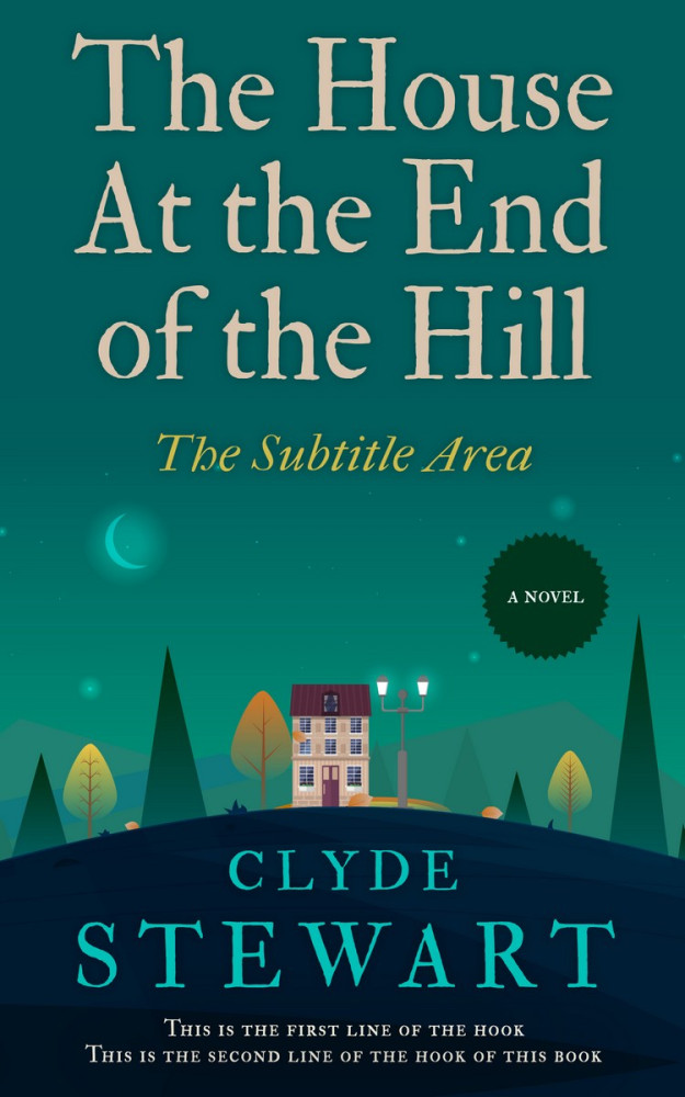 Front view of Deep Sea Green #907 - Premade Nature Book Cover