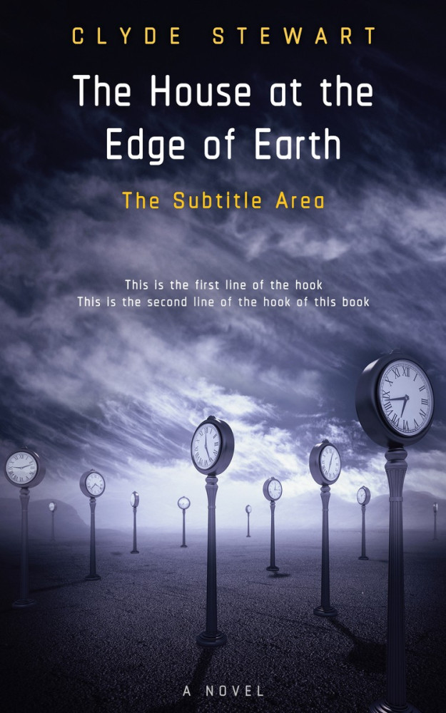 Front view of Ebony Clay #911 - Premade Fantasy Book Cover