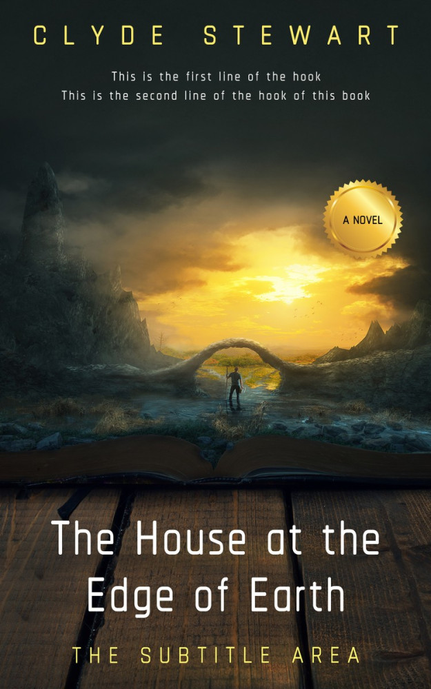 Front view of Heavy Metal #925 - Premade Fantasy Book Cover