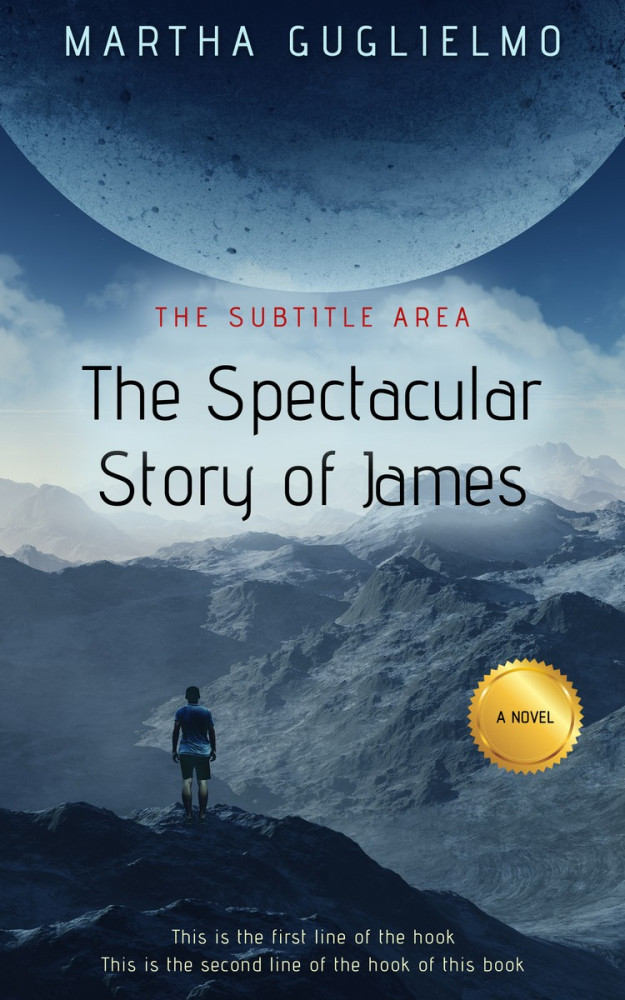 Front view of San Juan #943 - Premade Science Fiction Book Cover