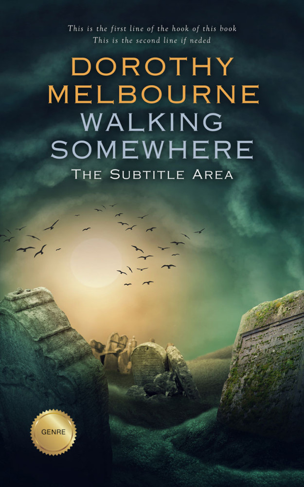 Front view of Mirage #951 - Premade Fantasy Book Cover