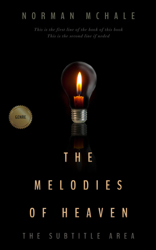 Front view of Black #1027 - Premade Mystery & Thriller & Suspense Book Cover